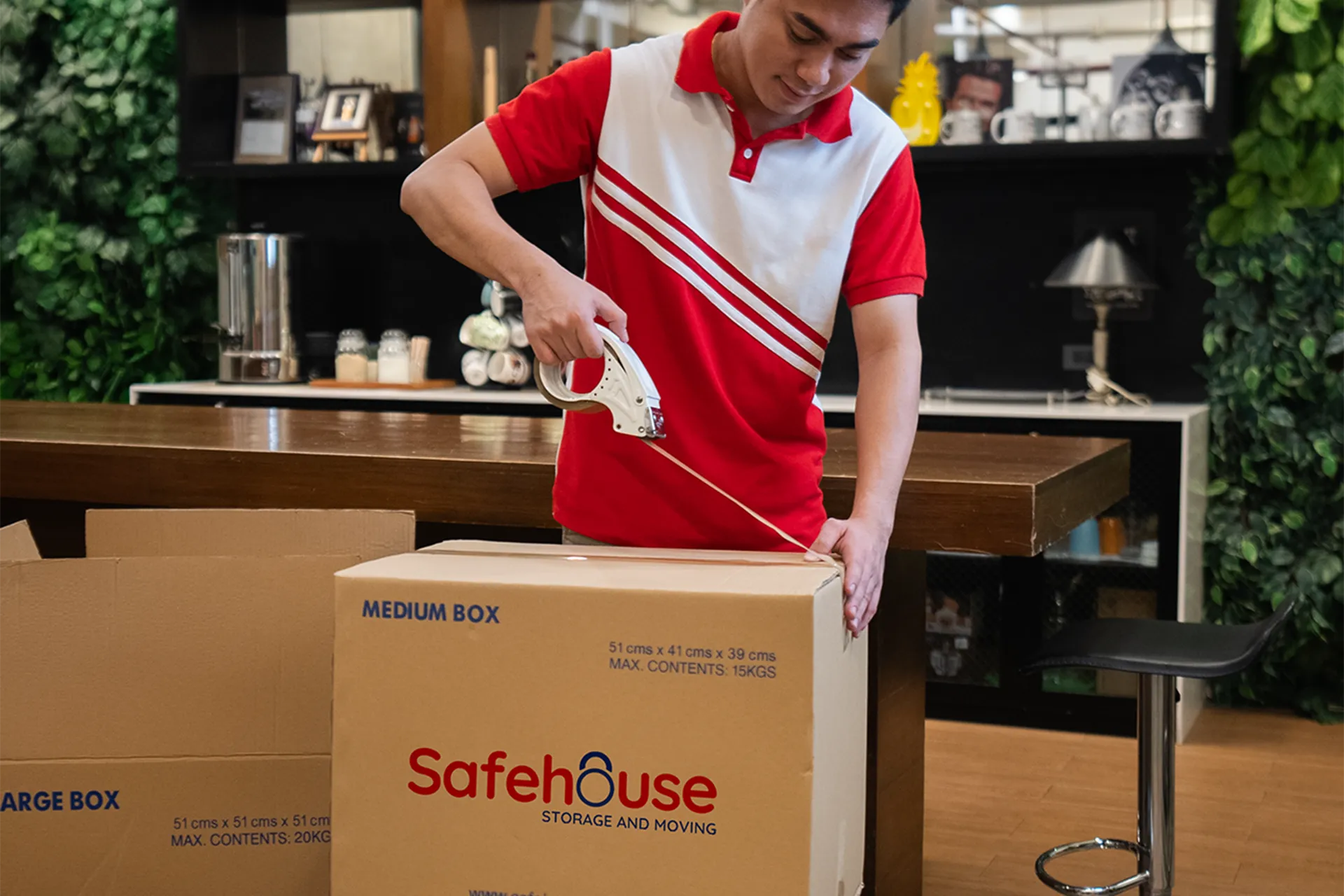 Safehouse featured service image packing landscape